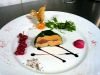 Timbale de foie gras de canard aux magrets et épinard 